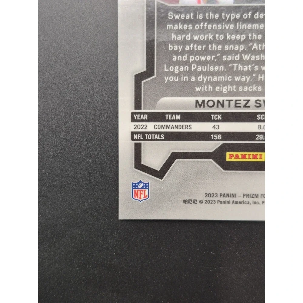 2023 Panini Prizm Montez Sweat #299 Pandora Prizm /400 Washington Commanders